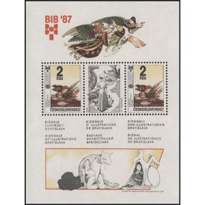 2808A (aršík) - XI. Bienále ilustrací Bratislava 1987