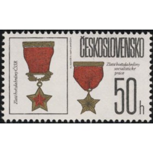 2780-2784 (série) - Československá státní vyznamenání