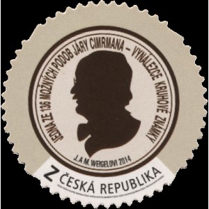 0830 - Vlastní známka kruhová "Z" - Jára Cimrman