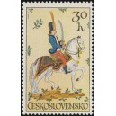 1985 - Jezdectví - husar na koni