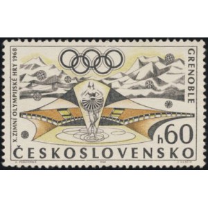 1656-1659 (série) - X. zimní olympijské hry Grenoble 1968