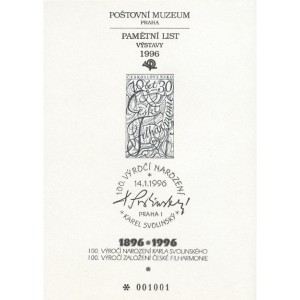 PTM04 - Výstava ke 100. výročí narození K. Svolinského a založení České filharmonie