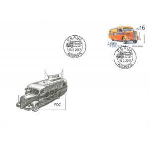 0916-917 FDC (série) - Historické dopravní prostředky