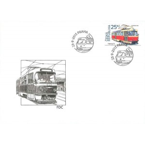 0861-862 FDC (série) - Historické dopravní prostředky