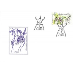 0730-733 FDC (série) - Pěstitelství - krása orchidejí