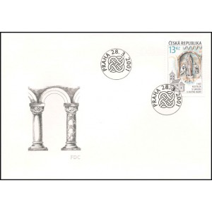 0285-287 FDC (série) - 1000 let architektury na území ČR