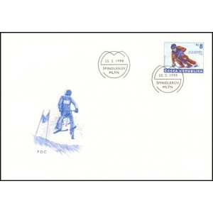 0170 FDC - MS ve skibobech Špindlerův Mlýn 1998