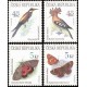 0209-0212 (série) - Ochrana přírody - ptáci a motýli