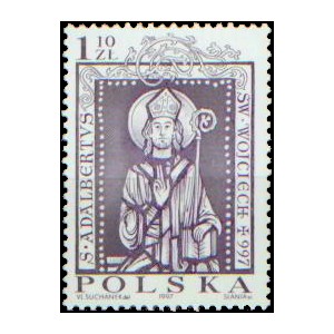 Mi PL 3644 - 1000. výročí smrti svatého Vojtěcha