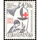 1319 - Hrající si dítě a symbol Červeného kříže