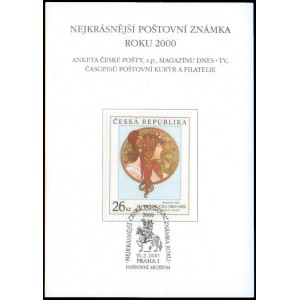 AČP07 - Anketa o nejkrásnější poštovní známku 2000