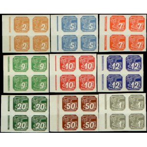 PČM NV1-NV9 (série 4bloků LO) - Novinové známky