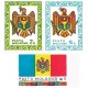Mi MD 1-3 (série) - Státní symboly Moldavské republiky