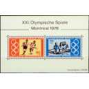 Mi DE 888-889A (aršík) - Letní olympijské hry Montreal 1976