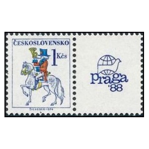 2814 KP - Poštovní emblémy - PRAGA 1988