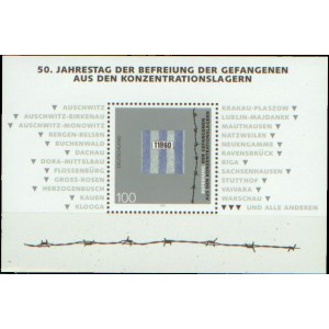 Mi DE 1796A (aršík) - 50. výročí osvobození vězňů koncentračních táborů