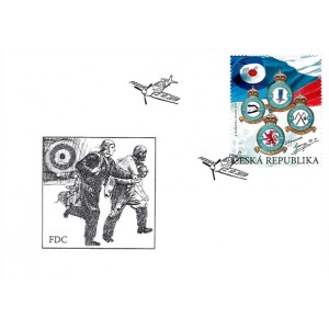 1046-1047 FDC (série) - Českoslovenští letci v RAF