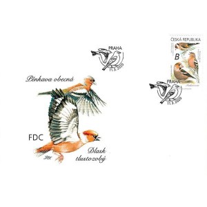 1067-1068 (série FDC) - Zpěvní ptáci