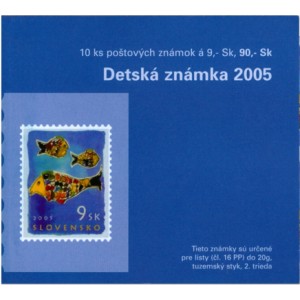 ZZ052 - Dětská známka - Rybičky