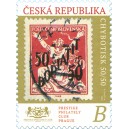 1089 - Chybotisk 50 na 50 na známce Osvobozená Republika
