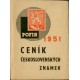 Katalog československých známek POFIS 1951