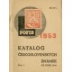 Katalog československých známek POFIS 1953