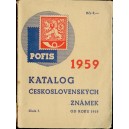 Katalog československých známek POFIS 1959