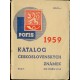 Katalog československých známek POFIS 1959