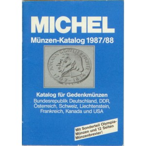 Katalog mincí Německa 1988, MICHEL, použitý