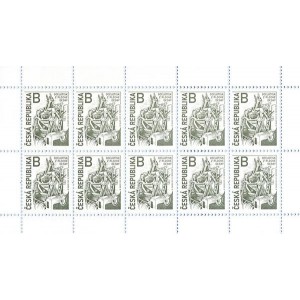 1148 PL - Tradice české známkové tvorby: Ocelotisk z ploché desky – WAITE