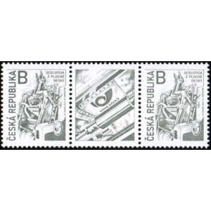 1148 (spojka) - Tradice české známkové tvorby: Ocelotisk z ploché desky – WAITE