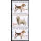 0298-0299 (3blok svisle) - Psi: Beagle + Terier + Beagle
