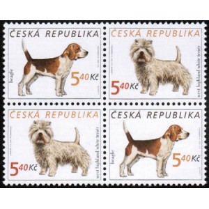 0298-0299 (4blok) - Psi: Beagle + Terier