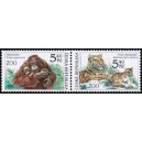 0302-0303 (2blok) - Zvířata v ZOO: Orangutan + Tygr