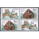 0302-0303 (4blok) - Zvířata v ZOO: Tygr + Orangutan
