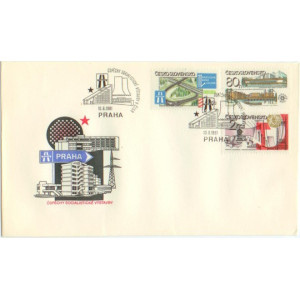 2491-2493 FDC - Úspěchy socialistické výstavby