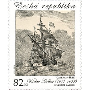 1331-1332 (série) - Václav Hollar: Rytiny lodí