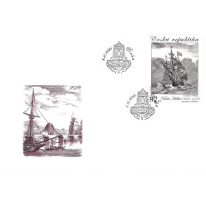 1331-1332 (série FDC) - Václav Hollar: Rytiny lodí