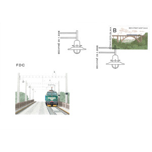 1340 FDC - Bechyňsk&yacute; most Duha