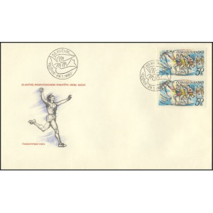 2422 FDC - 50. ročn&iacute;k Mezin&aacute;rodn&iacute;ho marat&oacute;nu m&iacute;ru v Ko&scaron;ic&iacute;ch