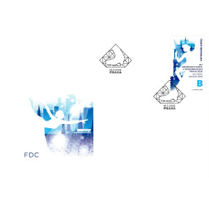 1344-1345 (s&eacute;rie FDC) - Mistrovstv&iacute; světa v krasobruslen&iacute; Praha 2026
