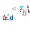 1344-1345 FDC - Mistrovství světa v krasobruslení Praha 2026