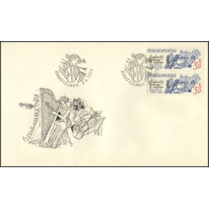2373 FDC - 50 let Symfonick&eacute;ho orchestru Čs. rozhlasu v Bratislavě
