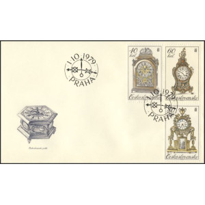 2400-2404 (s&eacute;rie FDC) - Historick&eacute; hodiny