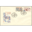 2294-2295 FDC - V&iacute;tězn&yacute; &uacute;nor a obrozen&aacute; N&aacute;rodn&iacute; fronta ČSSR