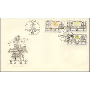 2316-2321 (s&eacute;rie FDC) - Pražsk&eacute; mosty