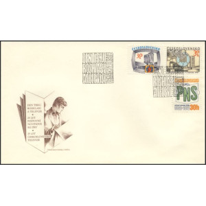 2337-2339 FDC - V&yacute;roč&iacute; PNS, tisku, rozhlasu a televize