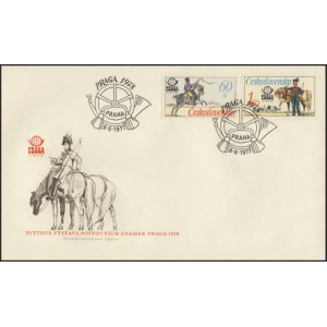 2253-2256 (s&eacute;rie FDC) - Historick&eacute; po&scaron;tovn&iacute; stejnokroje