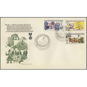 2267-2271 (s&eacute;rie FDC) - VI. BIB v Bratislavě