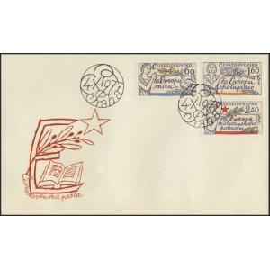 2273-2275 FDC - Za Evropu m&iacute;ru, spolupr&aacute;ce a společensk&eacute;ho pokroku